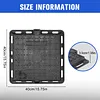 [US Local Warehouse] Iron Manhole Cover and Frame Non-Slip Septic Tank Cover for Yard (400mm)