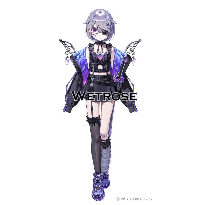 [Deposit Poll] Wetrose Hololive EN Vtuber Koseki Bijou Dark Hunter New Outfit Cosplay Costume