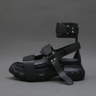 Yyvonne High Tops Summer Sandals Women Platform Creepers 6CM Heel Wedge Shoes Woman Ankle Strap Sandalias Mujer Sneakers