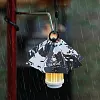 10PCS Outdoor Umbrella Lampshade Kraft Paper Hanging Lantern Cover for Camp Lamp