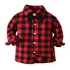 Baby Boys  Winter Autumn Plaid Christmas Sets 2 Pcs