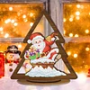 Diamond Painting Wooden Christmas Table Top Ornament Kits Xmas Home Decor