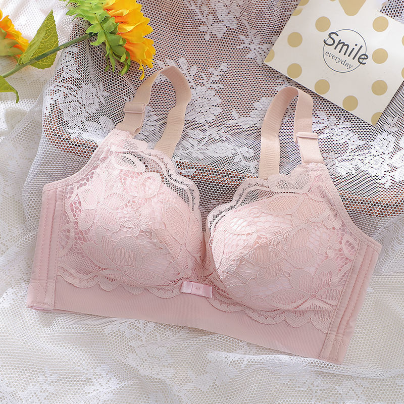 Aiyuzuo Thickened Extra Thick 12cm Small Chest Flat Chest Gathered Bra No Steel Ring Extra Thick 8cm Bra Closed Breast Sexy Underwear