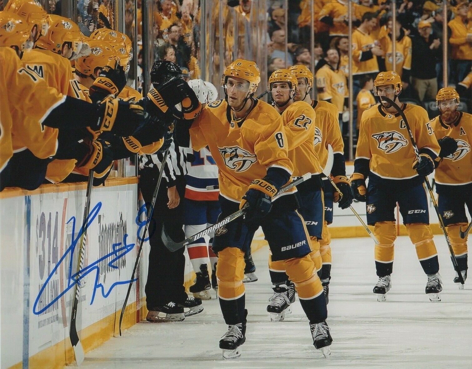 Nashville Predators Kyle Turris Signed Autographed 8x10 NHL Photo Poster painting COA #5