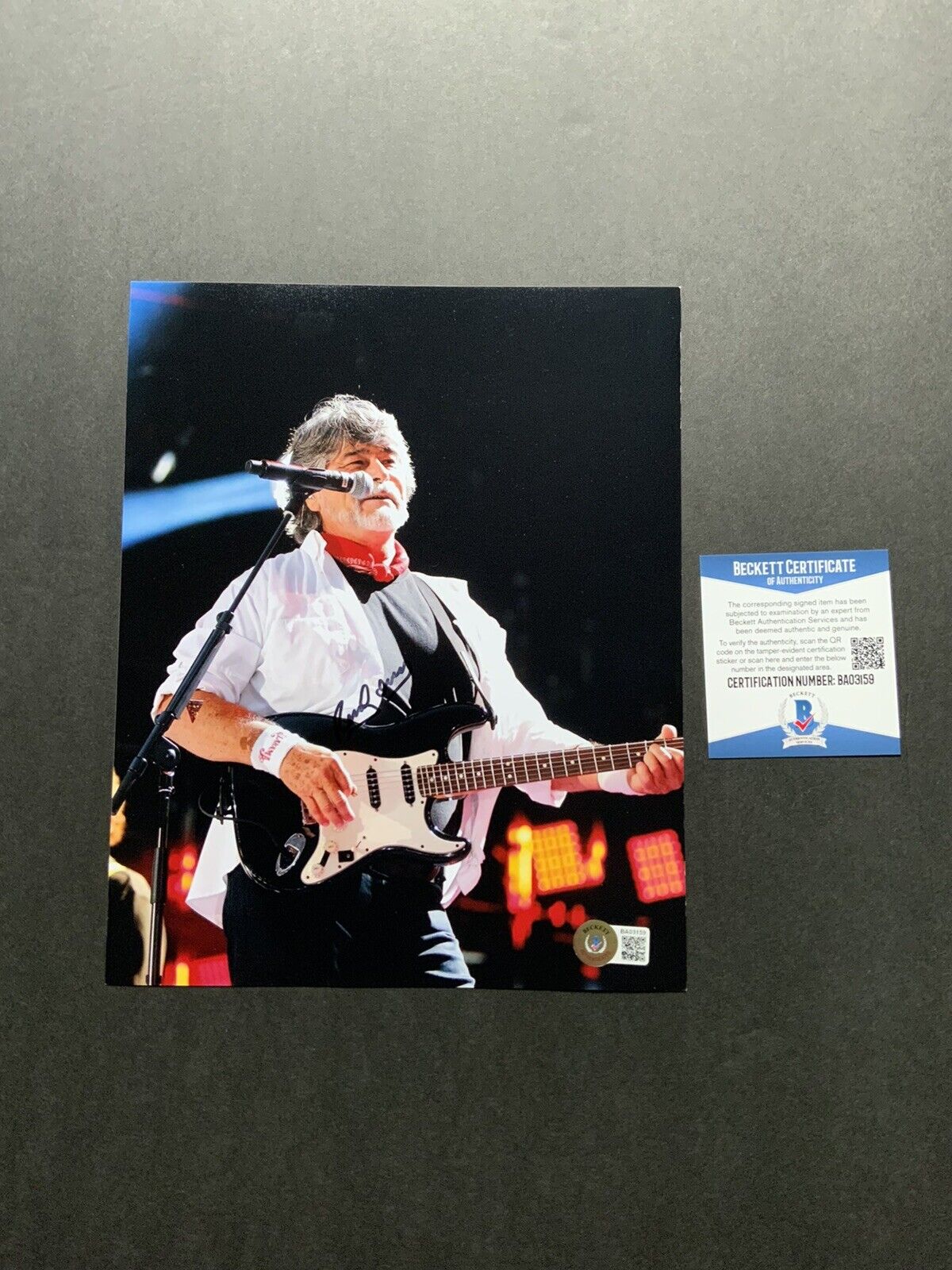 Randy Owen Hot! signed autographed classic Alabama 8x10 Photo Poster painting Beckett BAS coa