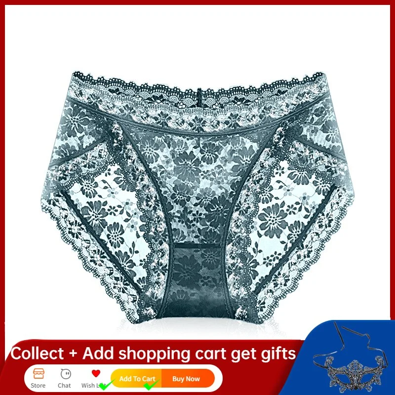 Meet'r Women Panties Sexy Seamless Underpant Low-Rise Lace Underwear Lingerie High Quality Breathable G String Briefs Intimates