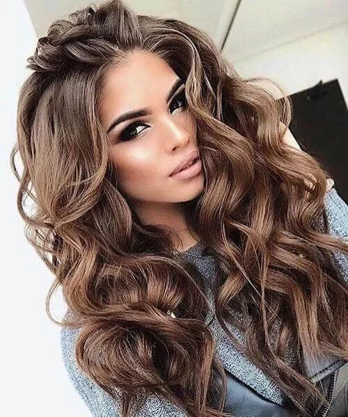INS Hot Dark Brown T- Lace Front Wig-elleschic