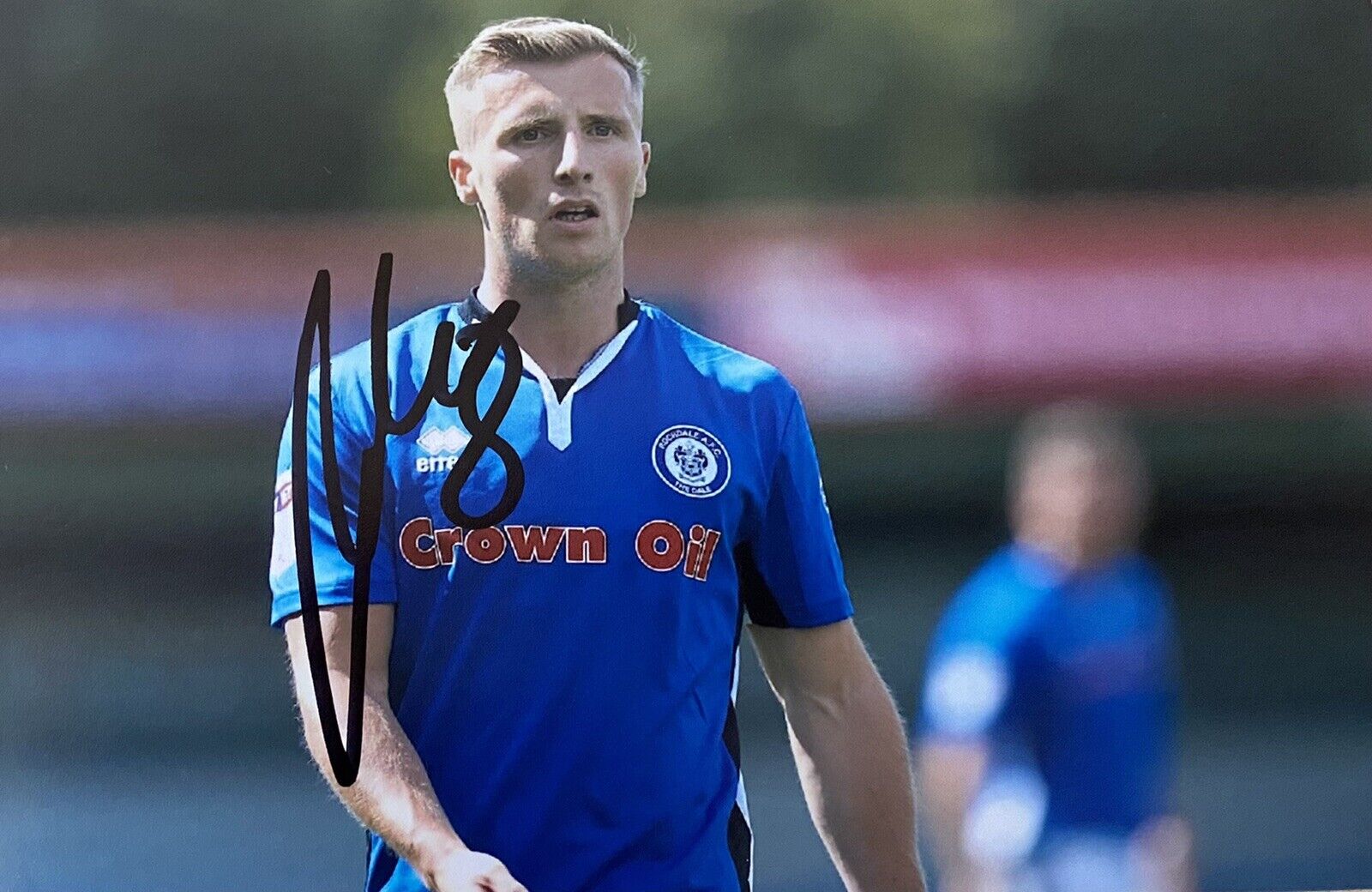 Jamie Allen Genuine Hand Signed Rochdale 6X4 Photo Poster painting