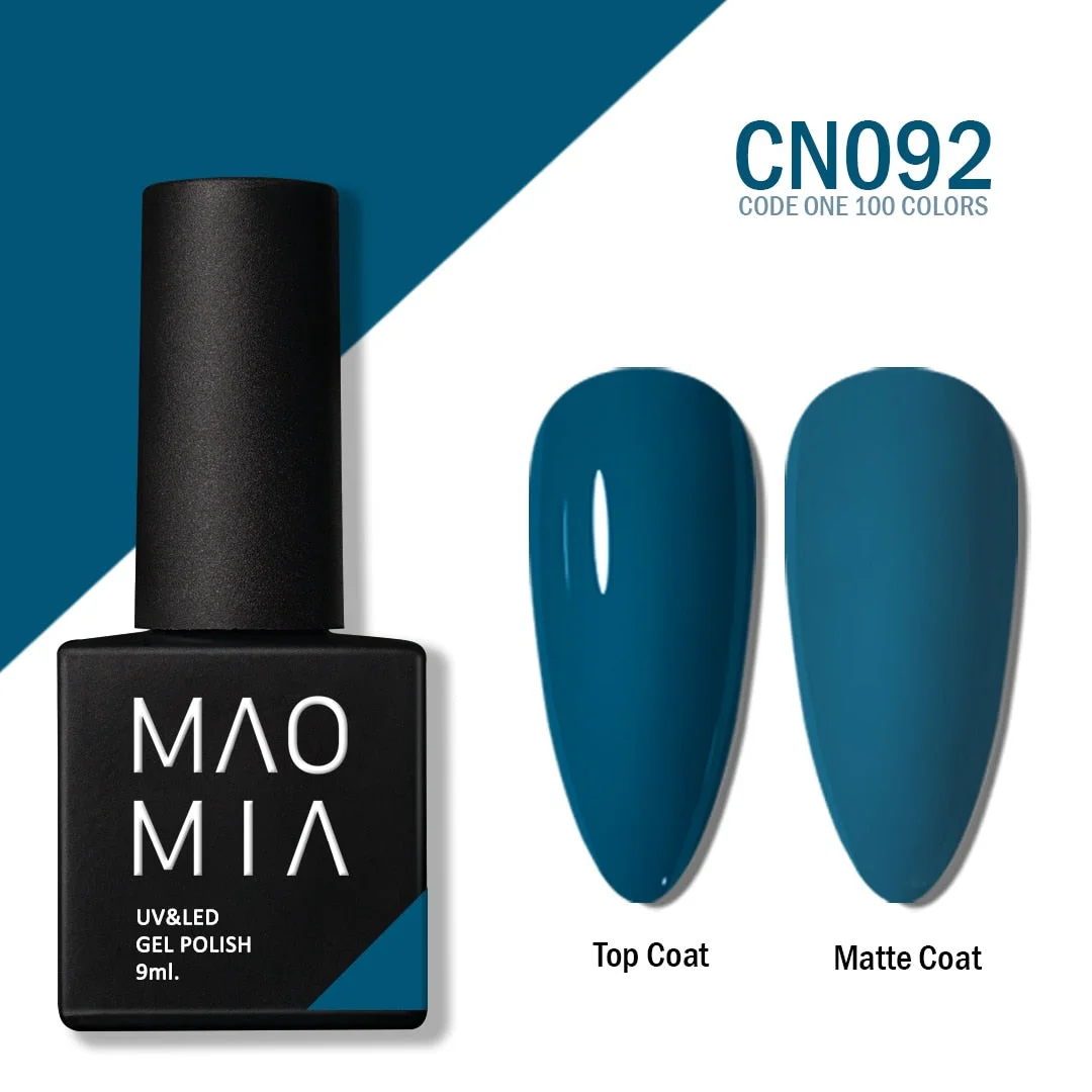 MAOMIA CODE ONE Gel Polish 100 Colors Soak Off UV/LED 9ML Professional Salon Nail Paint Semi Permanent Manicure