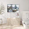 Snow Scene-11CT Stamped Cross Stitch 30*50cm