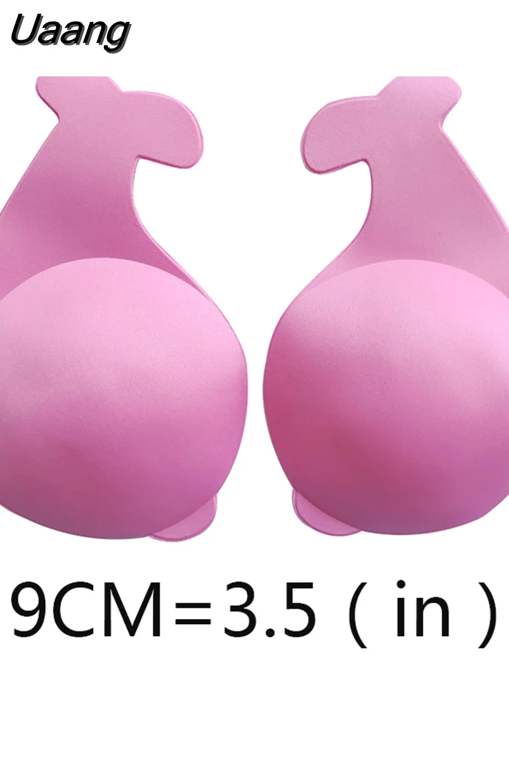 Uaang Adhesive Silicone Bra Pads Reusable Women Fish Tail Bh Sticky Bra Strapless Push Up Invisible Bra Sexy Lingerie Rabbit Bras