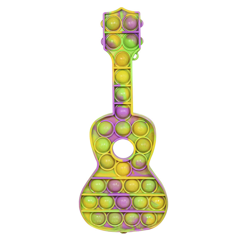 

Guitar-shape Green Yellow - Pop It Fidget Toy, 501 Original