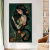 (40*70cm)Girl - Round AB Drill Diamond Painting