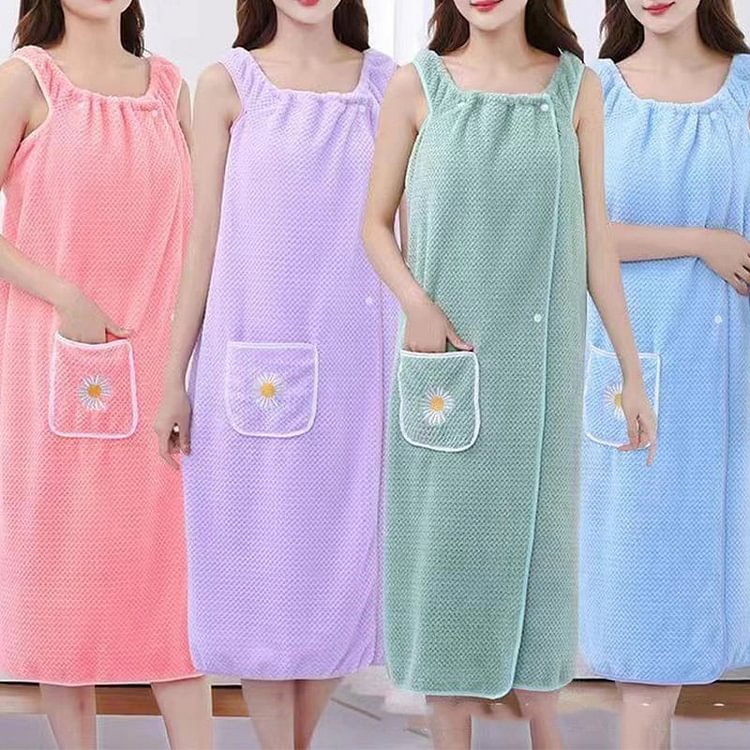 🔥3rd Anniversary SaleQuick Dry Absorb Water Wearable Bathrobes(New