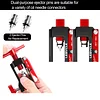 Universal hydraulic hose fitting insertion tool for mountain and road bikes, oil brake needle driver installation