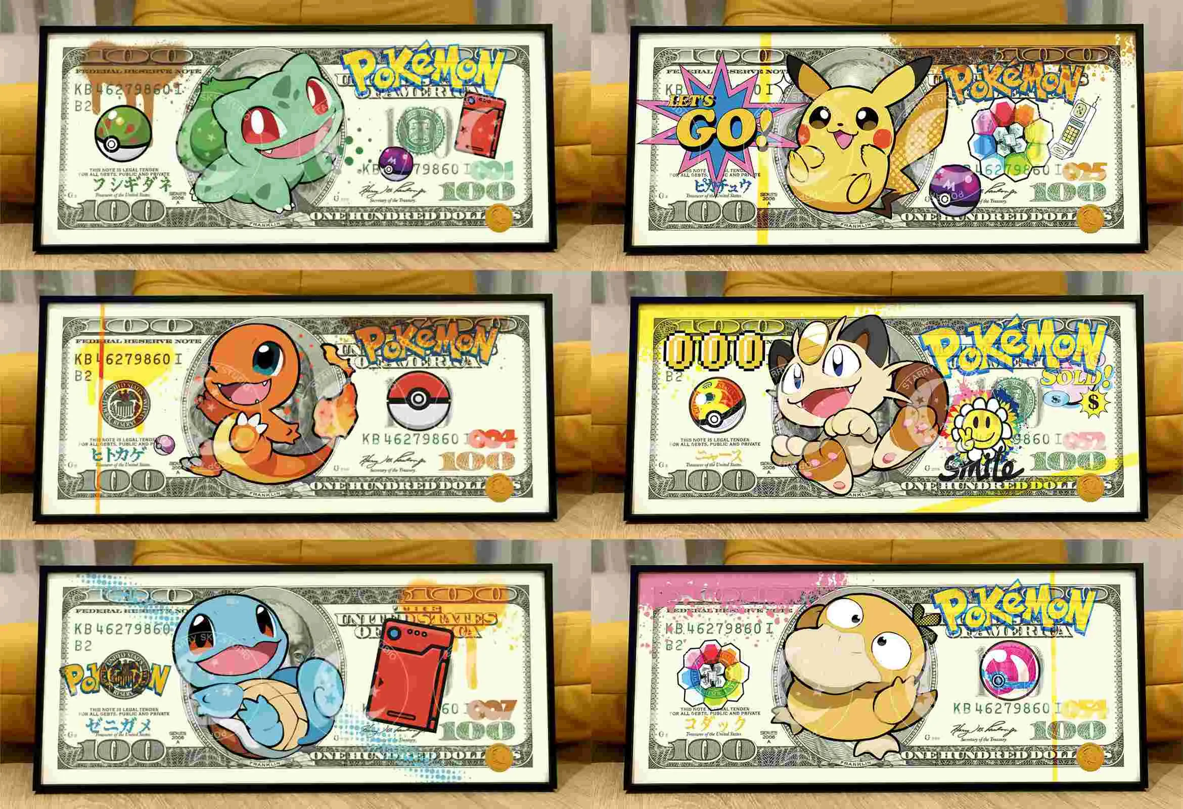 Pokemon Dollar Decorative Painting - Pokemon - Xingkong Studio