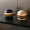【Good Luck】Creative Gift Original Design Hamburger Rotating Calendar Desktop Decoration Ornaments