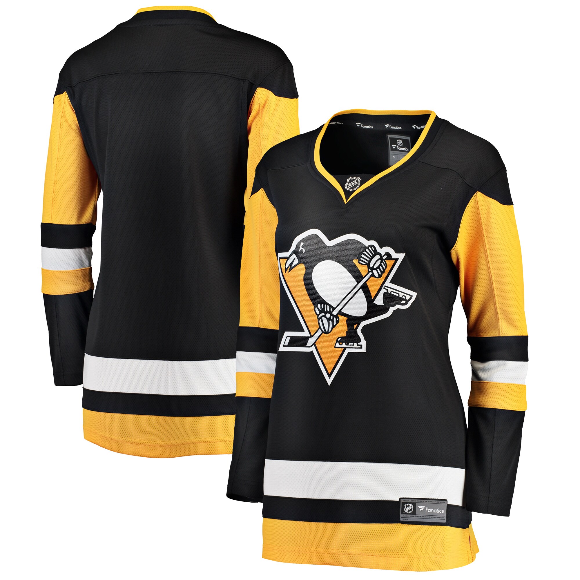 Pittsburgh Penguins Fanatics Women&rsquo;s Breakaway Home Jersey &ndash; Black mysite