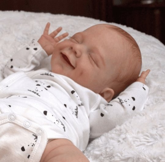 Collectible 15'' Realistic Afra Super Trending Soft Touch Clever Reborn Baby Girl Doll With Dimples with “Heartbeat” and Sound Minibabydolls® Minibabydolls®