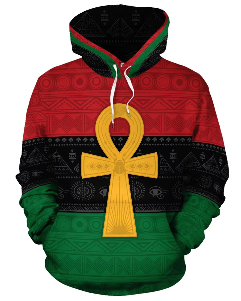 Suitmens Pan African Ankh All-over Hoodie