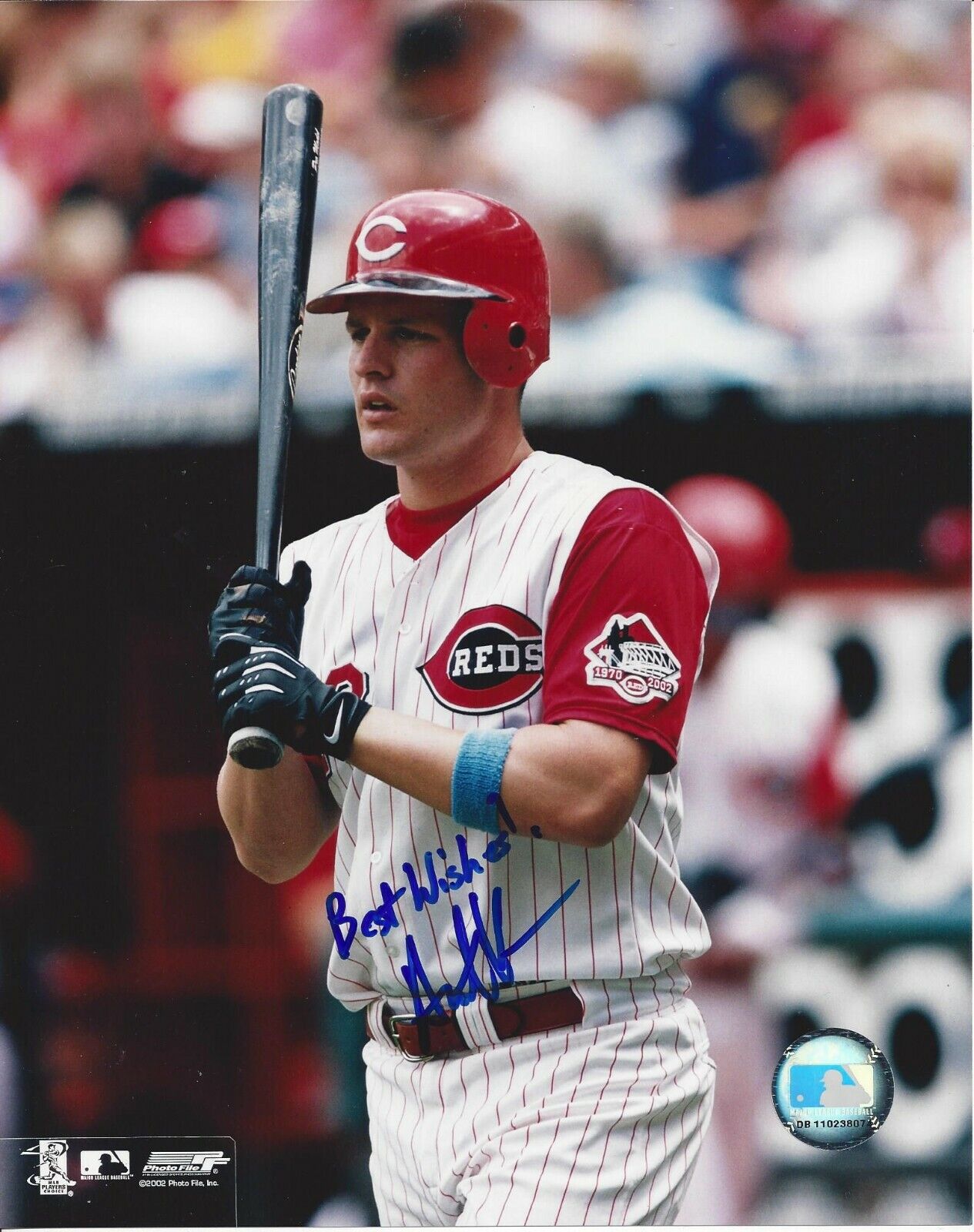 Austin Kearns Autographed 8x10 Cincinnati Reds#S1157