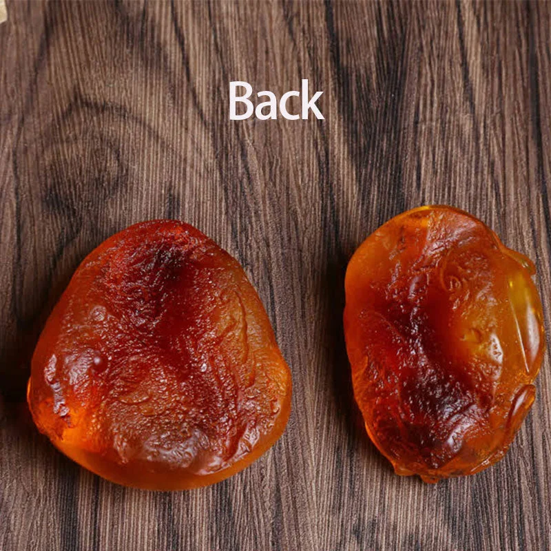 Laughing Buddha Amber Confidence Necklace Pendant