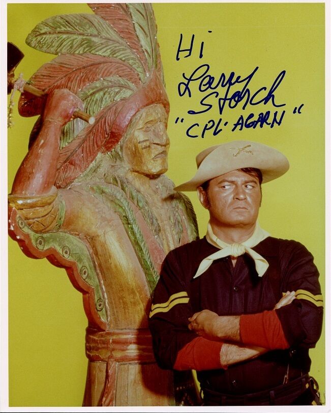 LARRY STORCH Signed Photo Poster painting - F TROOP