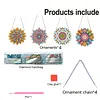 4Pcs Diamond Painting Mandala Window Pendants Suncatcher Hanging Kits for Home Porch Farmhouse