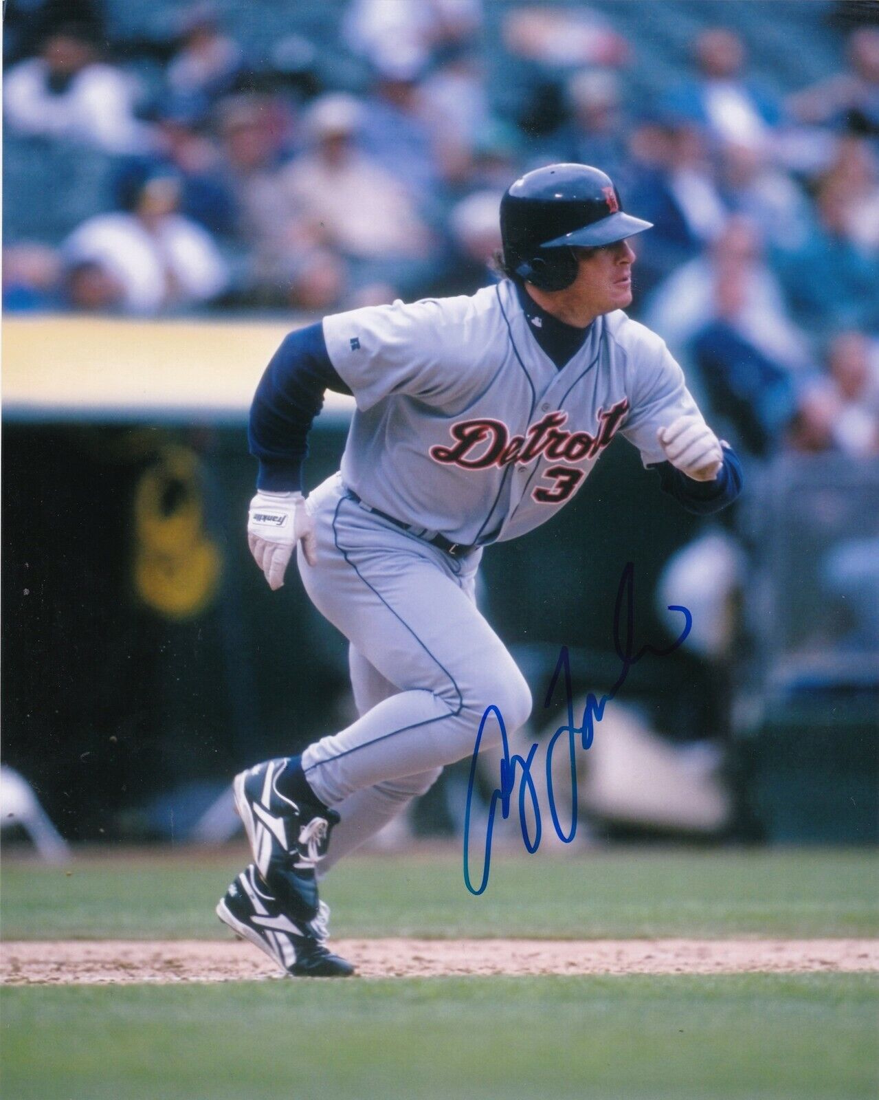 ANDY TOMBERLIN DETROIT TIGERS ACTION SIGNED 8x10