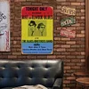 Blues Brothers - Panneaux en &eacute;tain m&eacute;tallique(20*30cm/30*40cm) - Musique