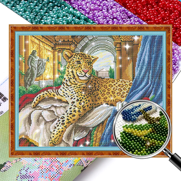Animal - 9CT Bead Embroidery Cross Stitch(Full Embroidery)