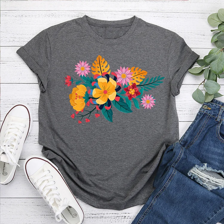 ANB - Grandma flowers T-Shirt-07954