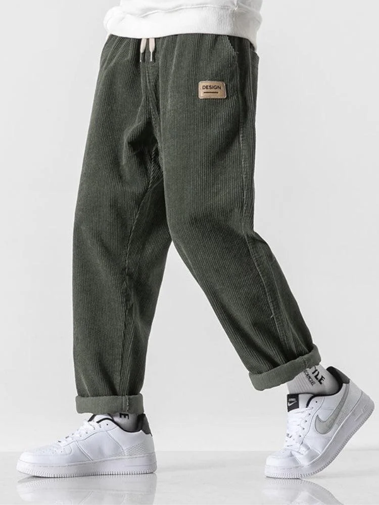 Brownm Boy Corduroy Jogger Pants