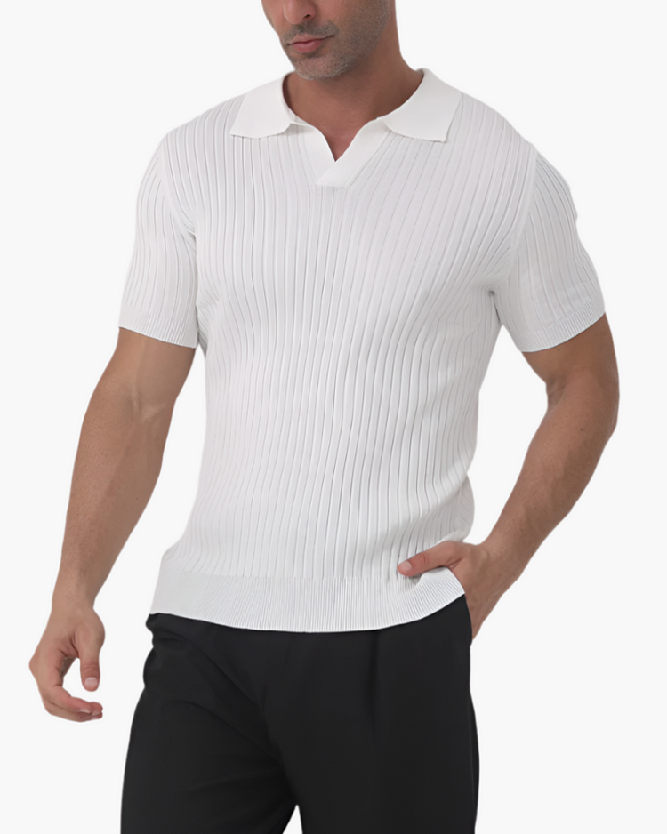 Florence - Ribbed Cotton Polo QueenFunky