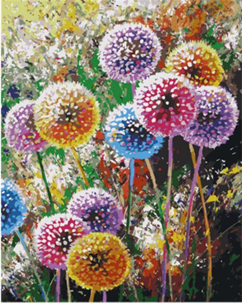 

Colorful Dandelion – Paint By Numbers - 40*50CM, 501 Original