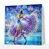 (Pre-Framed)Diamond Painting-DIY Crystal Rhinestone Ballet Girl(25x25cm)