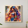 Diamond Painting -DIY Round Drill Girl(40x40cm)