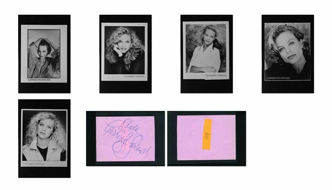 Carrington Garland - Signed Autograph and Headshot Photo Poster painting set - Santa Barbara