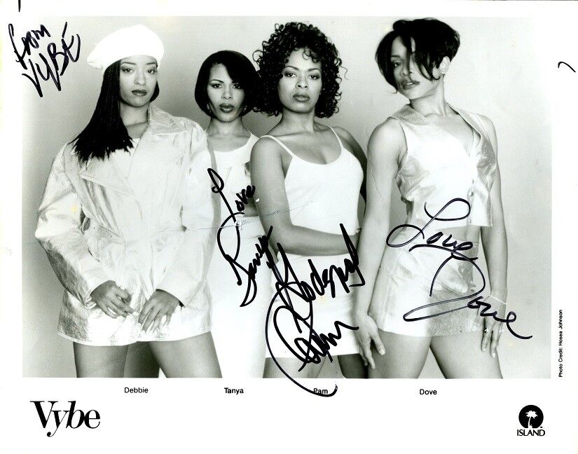 Pop Music Group VYBE Signed Photo Poster painting