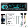 1 Din Car Radio AUX/USB/TF Card Bluetooth-Compatible MP3 Player FM Receiver