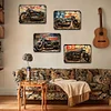 [US Local Warehouse]4PCS Motorcycle - Vintage Metal Signs Set - 30*40cm