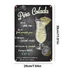 Alcool - Panneaux en &eacute;tain m&eacute;tallique(20*30cm/30*40cm)