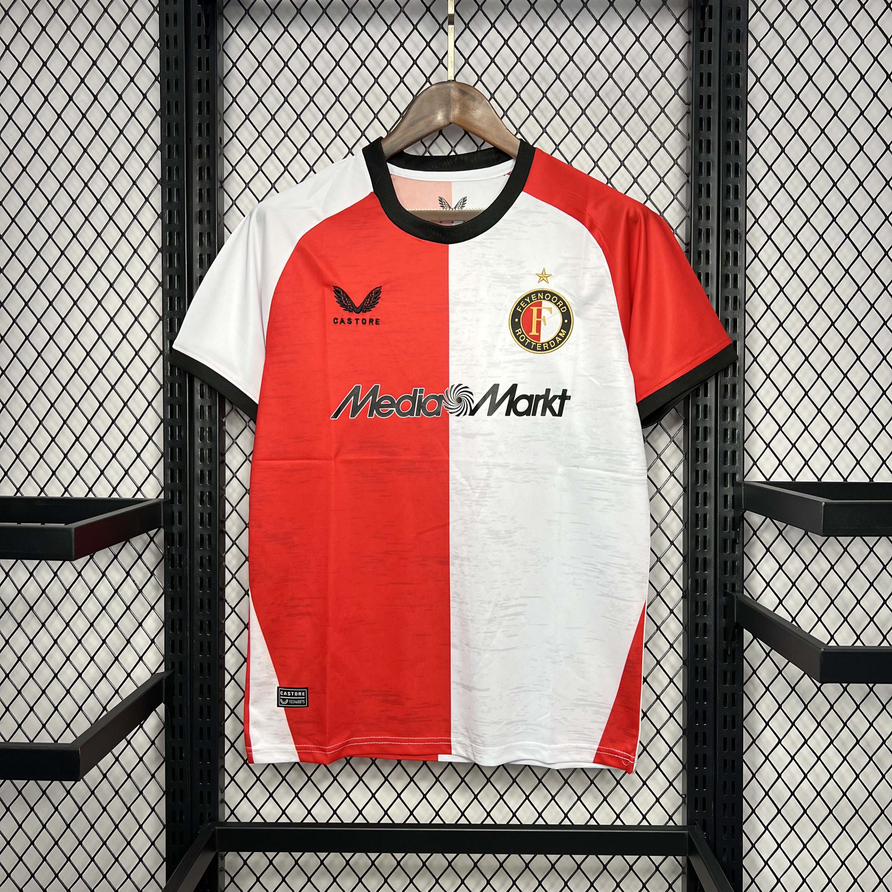 2024-2025  Feyenoord Home Football Shirt 1:1 Thai Quality