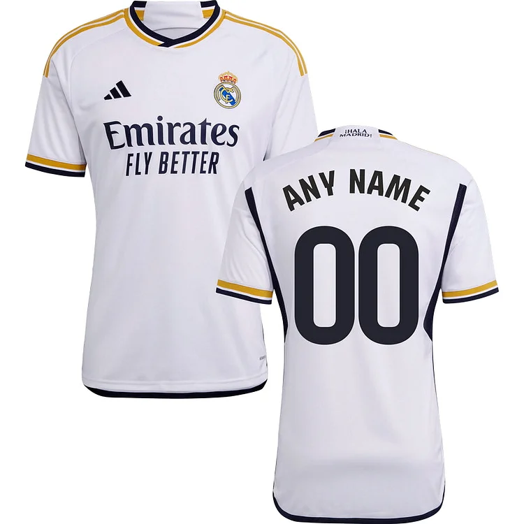 Real Madrid Home Trikot 2023-2024 ( Aufdruck Dein Name )