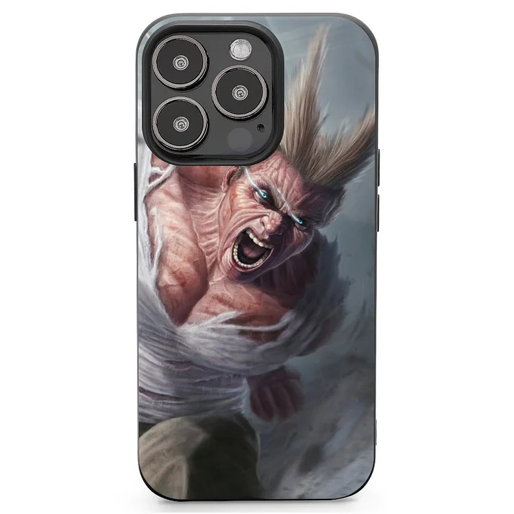 All Might Angry Blonde Blue Eyes Glowing Eyes My Hero Academia Anime My Hero Academia Phone Case Mobile Phone Shell IPhone 13 and iPhone14 Pro Max and IPhone 15 Plus Case - Heather Prints Shirts