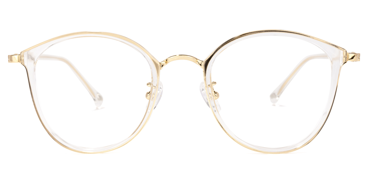 Basilia Gold Cateye Brille Gold