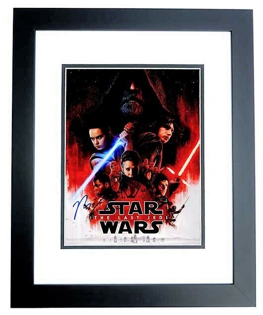 Rian Johnson Signed STAR WARS: The Last Jedi Director 11x14 inch Photo Poster painting FRAMED