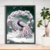 Diamond Painting-DIY Full Round Drill Peacock
