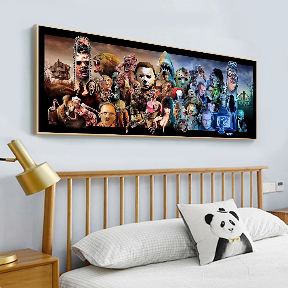 Diamond Painting 5D DIY Horror Movie Character Full Round Drill Drawing