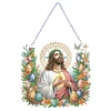 Acrylic Jesus Easter Egg 5D DIY Diamond Painting Hanging Pendant Kit